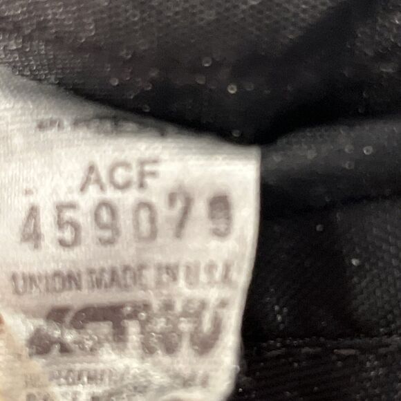 West Wind Large Vintage Nylon Stripe Collar Snap Bomber Jacket 80s Champs USA - Picture 12 of 14